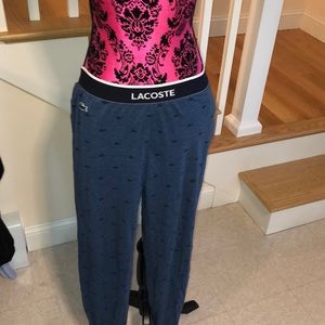 Lacoste lounge pajama pants size small